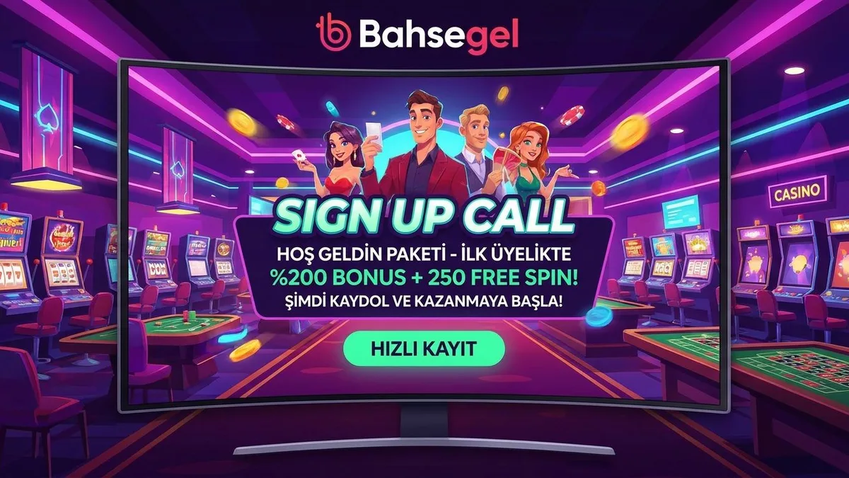 Bonusla kayıt ol